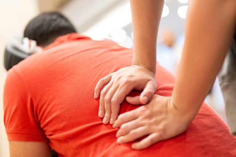 Chiropractic photo from Adobe Stock